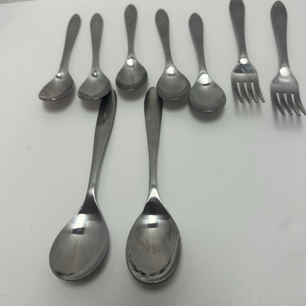 Cambridge Set of 9 Stainless Steel Flatware   Colby